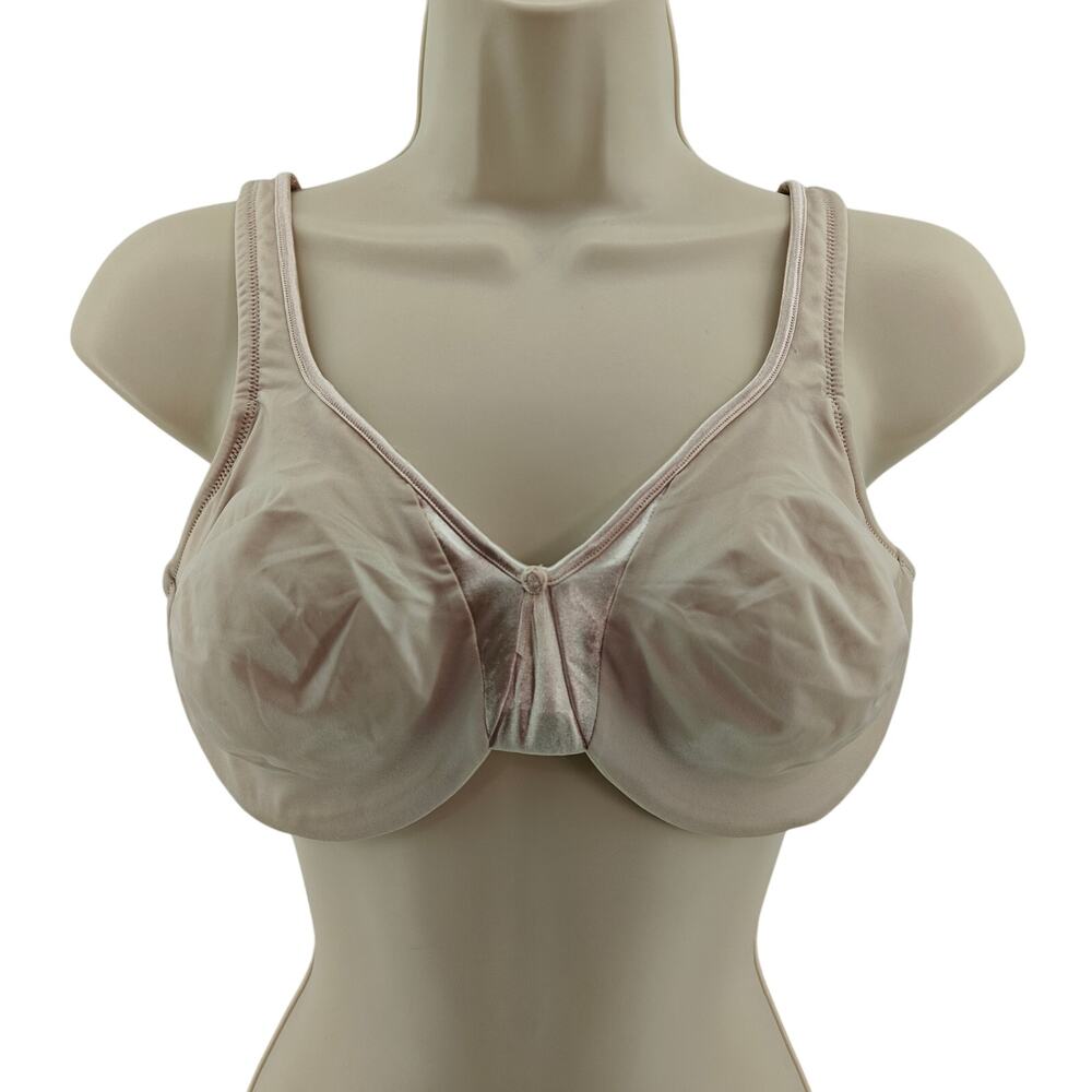 Olga Signature Support Satin Underwire Bra Cream 35002 38C